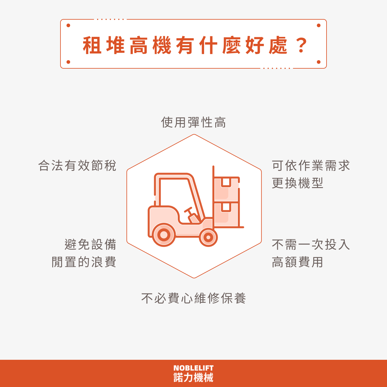 租堆高機有什麼好處?